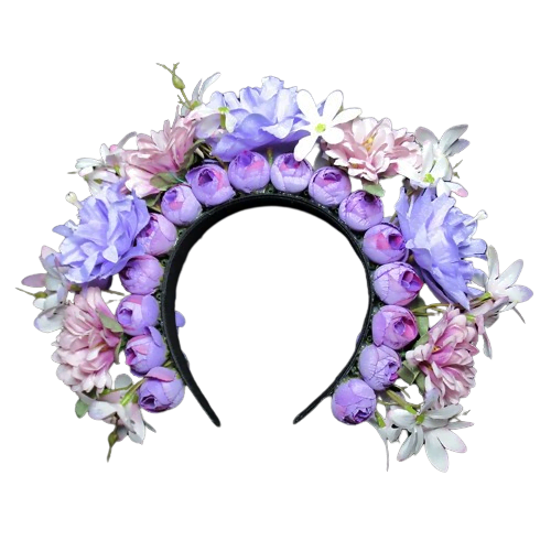 Lite Version Children Hairpin Flower Violet