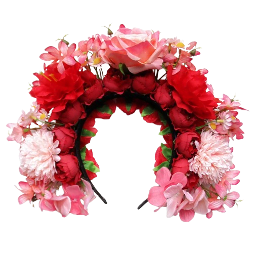 Lite Version Children Hairpin Flower West Red