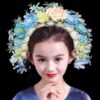 Lite Version Children Hairpin Flower Viridescence