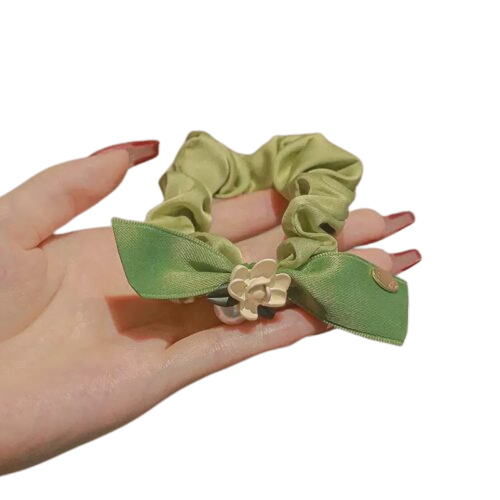 GARDENIA PONYTAIL HOLDER