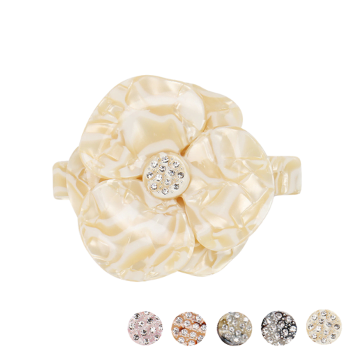 BAO AINA PONYTAIL BARRETTE THREE DIMENSIONAL CAMELLIAc07ebe6b b0ab 4da5 b174 35c33f230abc