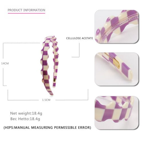 INS STYLE RIPPLE WAVES THIN HEADBANDSMain image 0 (1)