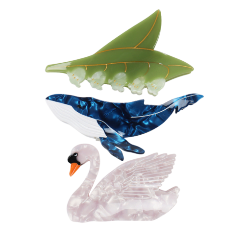 LARGE COUTURE JAW BLUE WHALE SWANS3d529485 da73 4c81 a740 4c74f0d149c9