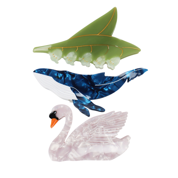 LARGE COUTURE JAW BLUE WHALE SWANS3d529485 da73 4c81 a740 4c74f0d149c9