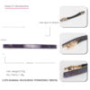 LONG AND SKINNY BARRETTE ACRYLIC GLITTERMain image 0 (1)