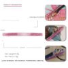 LONG AND SKINNY BARRETTE ACRYLIC GLITTERMain image 6