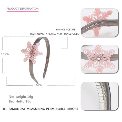 Leaf Snowflake Thin HeadbandsMain image 0 (1)