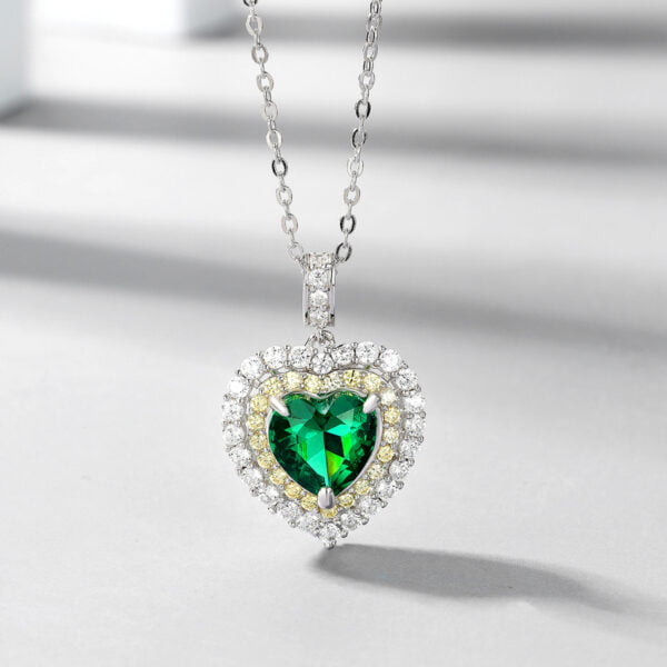 NECKLACES HEART SHAPED GREENMain image 1