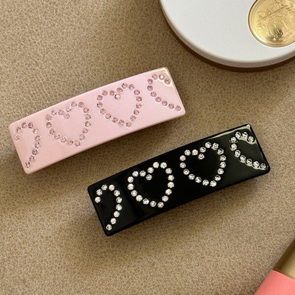 RECTANGLE BARRETTE 3 LOVEMain image 1