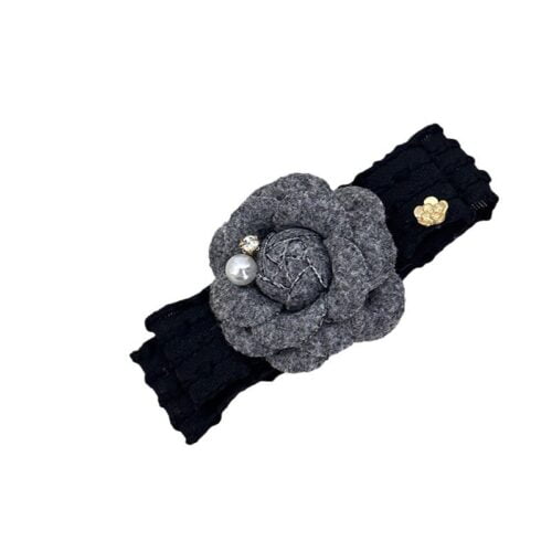 RECTANGLE BARRETTE CHANEL STYLE CAMELLIAMain image 5