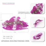 RHINESTONES DOVETAIL BARRETTE BARRACUDAMain image 6