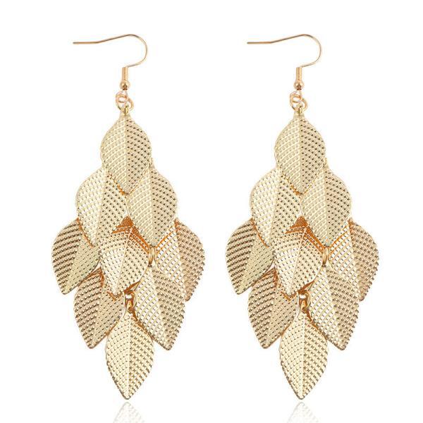 EARRINGS LONG LEAVES1